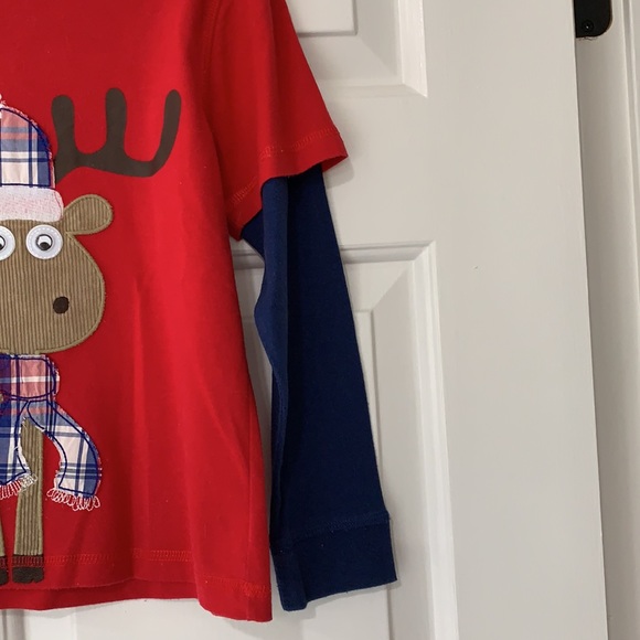 J Khaki Boys Christmas Long Sleeve T-Shirt - Picture 3 of 6